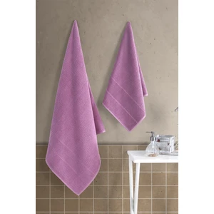 Zeynep Tekstil Royal 50 x 90 - 70 x 140 cm 2'li  Banyo Havlu Seti, %100 Pamuklu Havlu Takımı