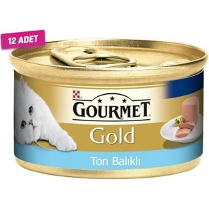 Gourmet Gold Kıyılmış Ton Balıklı Yetişkin Kedi Konservesi 85 gr 12'li
