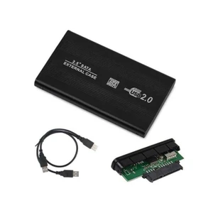 2.5'' Inç Sata Alüminyum HDD Kutusu Harddisk Kutu USB 2.0 DD-100 Siyah