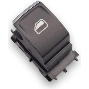 Skoda Kodiaq 2017-2023 Sağ Ön Yolcu Kapısı Cam Düğmesi Ucu Kromlu Beyaz Işık 5G0959855L