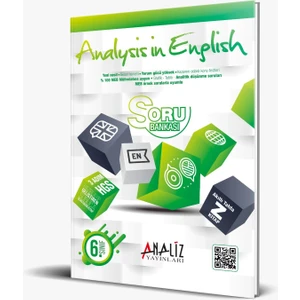 Analiz Yayınları 6.Sınıf Ingilizce Soru Bankası 3 Adım  Hsg
