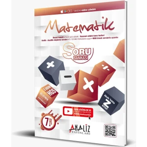 Analiz Yayınları 7.Sınıf Matematik Soru Bankası 3 Adım  HGS