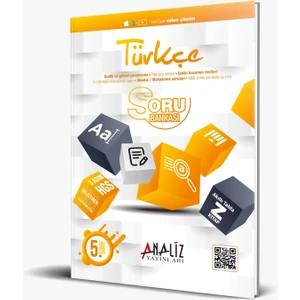 Analiz Yayınları 5.Sınıf Türkçe Soru Bankası 3 Adım  HGS