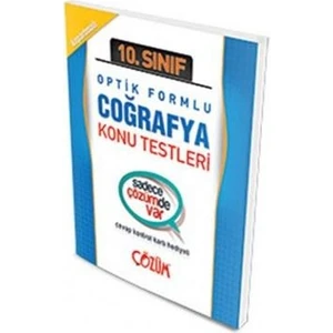 Çözüm Yayınları 10. Sınıf Coğrafya Konu Testleri Yaprak Test