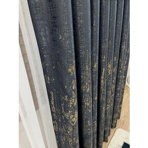 Jakar Zemin Elena Varaklı Desen 1/3 Sık Pile Fon Perde