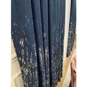 Jakar Zemin Elena Varaklı Desen 1/3 Sık Pile Fon Perde