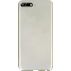Apsuwa Huawei  Y6 2018 Kılıf Premier Silikon Arka Koruma+Nano Glass Gold