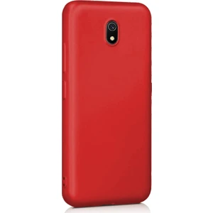 Apsuwa Xiaomi  Redmi 8A Kılıf Premier Silikon Esnek Arka Koruma Kırmızı
