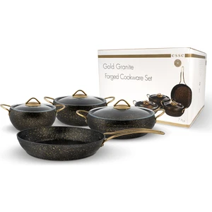 Granite Gold 7 Parça  Tava Tencere Set