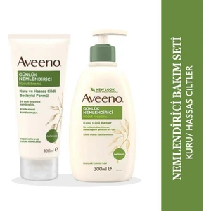 Aveeno Günlük Nemlendirici Krem ve Vücut Losyonu Seti