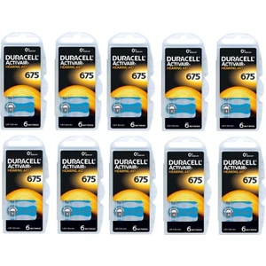 Activair 675 Numara PR44 Işitme Cihazı Pili 6'lı 10 Paket
