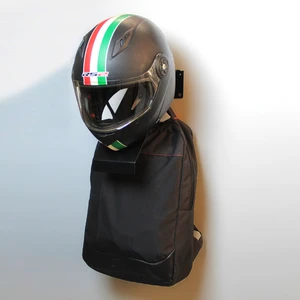 Hobi Demir Sanat Siyah Motosiklet Kask Tutucu, Kask Askısı, Teçhizat Askısı