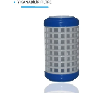 Daire Bina Sayaç Girişi 5" Inch 1 Aşama ( Yıkanabilir ) Yedek Filtre Seti