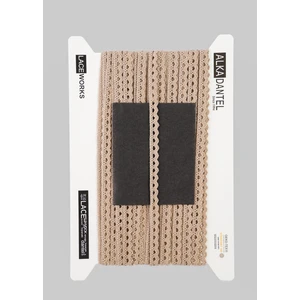 Alka Dantel Pamuk Kopanaki 10 Metre 636 Pamuk Sütlü Kahve