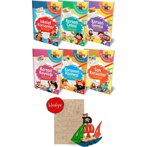 Korsanlar Boyama - Korsan Gemisi Maketi Hediyeli 6 Kitap