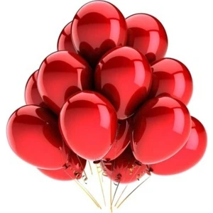 Çıtı Pıtı Store Metalik Kırmızı Balon 10'lu
