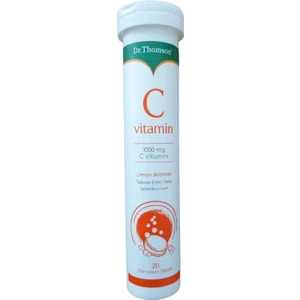 Dr. Thomson Vitamin C Limon Aromalı 1000 Mg 20 Efervesan Tablet