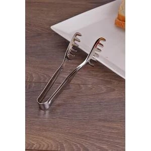 Göksan Mutfak Makarna ve Salata Maşası Paslanmaz Çelik Tırnaklı 21 cm