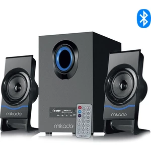 Md-1700Bt 2+1 Siyah Usb+Sd+Fm Destekli Multimedia Bluetooth Speaker