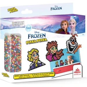 Pixel Pixel Boncuk Eğitici, Eğlenceli Boncuk Aktivite Ve Etkinlik Oyuncak Seti, Disney Frozen BB29-01