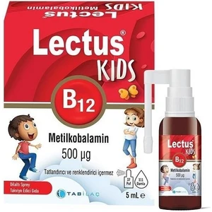 Tab Lectus Metilkobalamin Kids B12 Dil Altı Sprey 5 ML