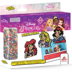 Pixel Pixel Eğitici, Eğlenceli Boncuk Aktivite ve Oyuncak Seti, Disney Princess BB29-05