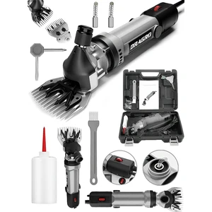 Alman 4200 W Devir Ayarli Bakir Sargili Çelik Şanzuman Koyun Keçi Kirkma Makinesi -Greyy 4200w-Greyy-Koyun-Kırpma-Makinesi