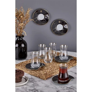 N3254 Marble Plus 6 Kişilik Çay Seti