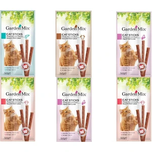 Garden Mix  Karışık Kedi Stick Ödül 3*5g x 6 Adet