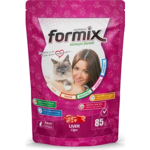 Ciğer Etli Jöleli Pouch Yetişkin Kısır Kedi Konservesi 85gr x 24 Adet