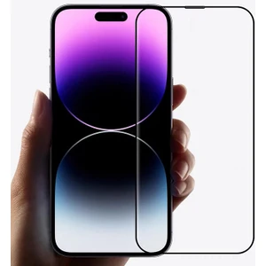 M.TK Moveteck Apple iPhone 14 Pro Uyumlu Ekranı Tam Kapatan Kırılmaz 5d Tamperli Cam Hd Ekran Koruyucu