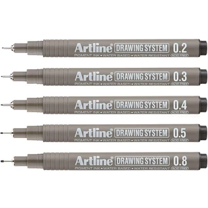 Teknik Çizim Kalemi  5 Li Set