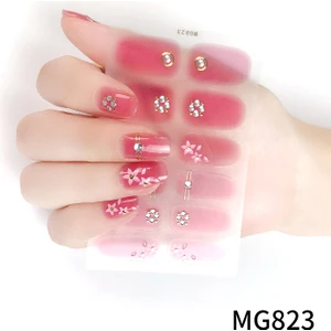 Tırnak Oje Sticker Tırnak Dövmesi Kolay Uygulanabilir 12'li Nail Art Set