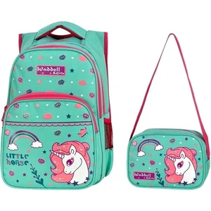 Paul Brand Şirin Unicorn Turkuaz İlk Okul Çantası ve Beslenme Çantası - PBW8900