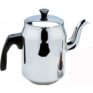 Taban Çapı 11cm dir.  Büyük Boy Çay Ocağı Demliği Paslanmaz Çelik Kahveci Demliği 3.5l