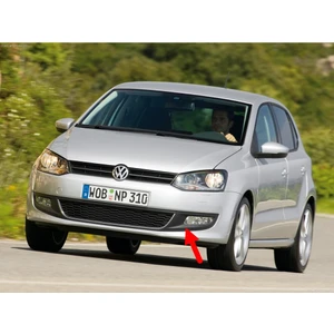 Vw Volkswagen Polo 2010-2014 Ön Tampon Sol Sis Farı Çerçevesi Kapağı 6R0853665D