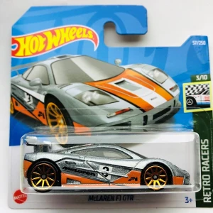 Hot Wheels  2022 New / Yeni Mclaren F1 Gtr Silver 1:64 Ölçek Hot Wheels Marka 3/10
