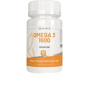 Omega 3 1600 Balık Yağı (Trigliserit Form) 30 Yumuşak Kapsül