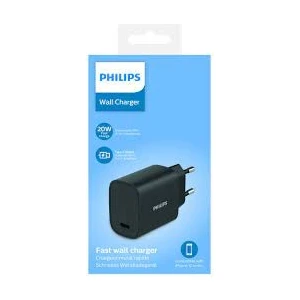 PHILIPS20W Şarj Adaptörü Siyah