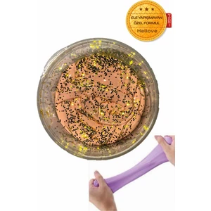 Simli Slime Oyun Hamuru Gold  Ele Yapışmayan Pofuduk Slaym 1 Adet