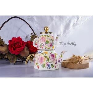 Miss Betty Rose Deluxe Emaye Çaydanlık