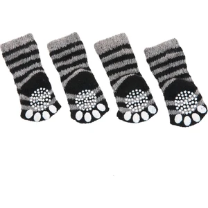 Pet Socks Kedi Köpek Çorabı Large 3.5 x 9 cm  - gri