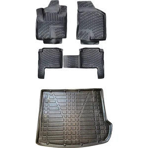 Hyundai Santa Fe 7 Koltuk 2006-2012 3D Paspas ve Bagaj Havuzu Seti