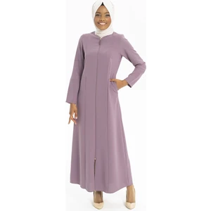 Baskı Detaylı Spor Lila Ferace 3376