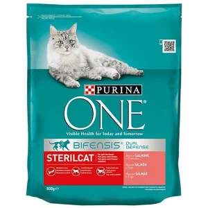 One Kısırlaştırılmış Kedi Somonlu 800G
