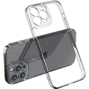Fitcase iPhone 14 Pro Max Kılıf Kamera Korumalı Silikon Şeffaf Arka Kapak
