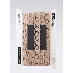 Alka Dantel Pamuk Kopanaki 10 Metre 583 Pamuk Sütlü Kahve