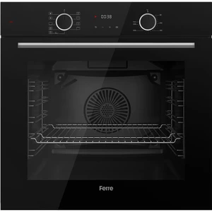 XE63CS Fryart Siyah Ankastre Fırın (0+9 Konum)