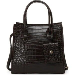 Kroko Bzk El 2pr Kahverengi Kadın El Çantası