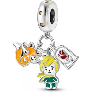 Corney Design Küçük Prens Tilki Charm 925 Ayar Gümüş